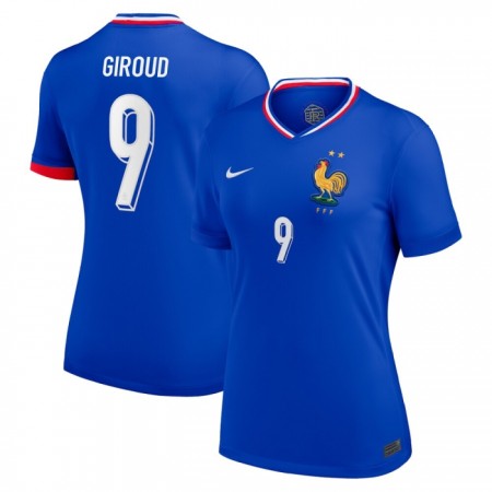 Fotbalové dres Francie Giroud 9 Dámské Domácí ME 2024 Krátký Rukáv